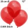 Luftballons Kristall, 30 cm, Hellrot, 5000 Stück