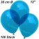 Luftballons Kristall, 30 cm, Royalblau, 100 Stück