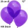 Luftballons Kristall, 30 cm, Violett, 100 Stück