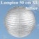 XL Lampion Silber, 50 cm