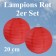 Lampions Rot, 20 cm, 2er Set