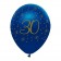 Luftballons Blau zum 30. Geburtstag