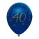 Luftballons Blau zum 40. Geburtstag