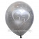 Luftballon 25  zur Silbernen Hochzeit, 6 Stück