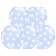 Luftballons Baby Blue Dots, zur Geburt 