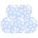 Luftballons Baby Blue Dots, zur Geburt 