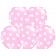 Luftballons Baby Pink Dots, zur Geburt