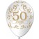 Luftballons zur Goldhochzeit, 50 Jahre