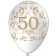 Luftballons zur Goldhochzeit, 50 Jahre