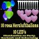 LED-Herzluftballons, Rosa, 10 Stück