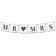 Banner zur Vintage Hochzeit, Mr & Mrs