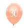 Luftballons Rosegold zum 18. Geburtstag