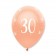Luftballons Rosegold zum 30. Geburtstag