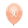 Luftballons Rosegold zum 30. Geburtstag