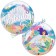Bubble-Ballon Happy Birthday Mermaid Party mit Helium