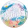 Luftballon aus PVC , Bubble Happy Birthday Meerjungfrauen Party inklusive Helium