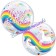 Bubble-Luftballon Happy Birthday Regenbogen Einhörner