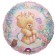 Luftballon aus Folie, Geburt, Lovely Baby Girl, Folienballon 45 cm