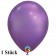Qualatex Luftballon in Chrome Purple, 27,5 cm, 1 Stück