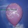 Danke Motiv-Luftballons, 3 Stueck, Rosa