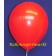 Luftballon, Latexballon, Rundballon, großer Ballon aus Latex, 40 cm, Rot