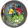 Angry Birds Orbz Luftballon aus Folie ohne Ballongas