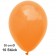 Luftballon Mandarin, Pastell, gute Qualität, 10 Stück