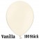 Luftballons 23 cm, Vanille, 100 Stück
