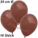 Luftballons 25 cm, Braun, 10 Stück 