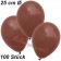 Luftballons 25 cm, Braun, 100 Stück 