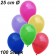 Luftballons 25 cm, Bunt gemischt, 100 Stück 