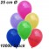 Luftballons 25 cm, Bunt gemischt, 10000 Stück 