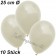 Luftballons 25 cm, Elfenbein, 10 Stück 