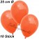 Luftballons 25 cm, Orange, 10 Stück 