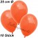 Luftballons 25 cm, Orange, 10 Stück 