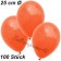 Luftballons 25 cm, Orange, 100 Stück 