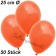 Luftballons 25 cm, Orange, 50 Stück 