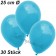Luftballons 25 cm, Türkis, 30 Stück 