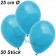 Luftballons 25 cm, Türkis, 50 Stück 