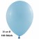 Luftballon Babyblau, Pastell, gute Qualität, 100 Stück