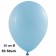 Luftballon Babyblau, Pastell, gute Qualität, 50 Stück