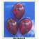Luftballons 30 cm, Burgund, 50 Stück