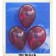 Luftballons 30 cm, Burgund, 50 Stück