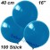 Luftballons 40 cm, Blau, 100 Stück