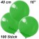 Luftballons 40 cm, Grün, 100 Stück