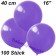 Luftballons 40 cm, Lavendel, 100 Stück