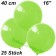 Luftballons 40 cm, Limonengrün, 25 Stück