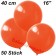 Luftballons 40 cm, Orange, 50 Stück