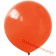 Orangefarbener Luftballon aus Latex, 40 cm Ø