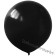 Schwarzer Luftballon aus Latex, 40 cm Ø